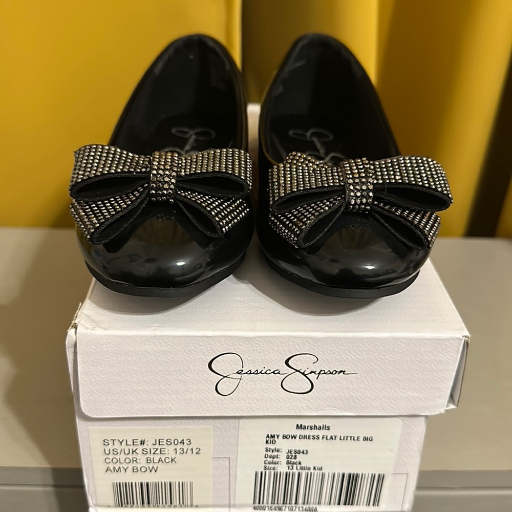 Little Girl Black Dress Shoes